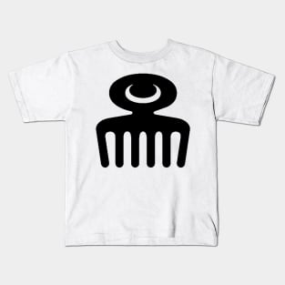 DUAFE "Wooden Comb" Kids T-Shirt